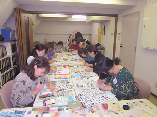 消しゴム印で作る年賀状