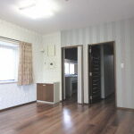 出窓のあるリビング